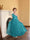 A-Line/Princess One-Shoulder Tulle Flower Girl Dresses with Pearls
