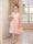 A-Line/Princess Crew Neck Puff Sleeves Tiered Tulle Flower Girl Dresses