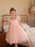 A-Line/Princess Square Neck Flying Sleeves  Flower Girl Dresses with Ruffles