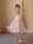 A-Line/Princess Square Neck Flying Sleeves  Flower Girl Dresses with Ruffles