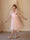 A-Line/Princess Square Neck Flying Sleeves  Flower Girl Dresses with Ruffles