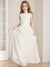 A-Line/Princess Scoop Sleeveless Ruffles Junior Bridesmaid Dresses