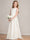 A-Line/Princess Scoop Sleeveless Ruffles Junior Bridesmaid Dresses