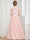 A-Line/Princess Scoop Sleeveless Applique Junior Bridesmaid Dresses