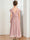 A-Line/Princess V-Neck Short Sleeves Bow Junior Bridesmaid Dresses