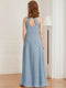 A-Line/Princess Halter Sleeveless Ruched Junior Bridesmaid Dresses