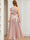 A-Line/Princess One-Shoulder Asymmetrical Pleats Junior Bridesmaid Dresses