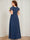 A-Line/Princess Scoop Short Sleeves Sash Junior Bridesmaid Dresses