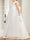 A-Line/Princess Scoop Satin Tulle Flower Girl Dresses with Flowers