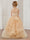 Ball-Gown/Princess Scoop Appliques Tulle Flower Girl Dresses with Detachable Train