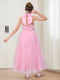 Ball-Gown/Princess Halter Sleeveless Ankle-Length Flower Girl Dresses with Bow