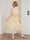 Ball-Gown/Princess Sparkle Scoop Knee-Length Flower Girl Dresses with Ruffles