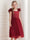 A-Line/Princess V-Neck Tea-Length Sleeveless 3D Floral Flower Girl Dresses With Bow