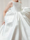 A-Line/Princess Crew Neck Sleeveless Satin Flower Girl Dresses with Bow