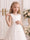A-Line/Princess Scoop Sleeveless Ankle-Length Flower Girl Dresses With Bowknot & 3D Floral