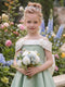 A-Line/Princess Off the Shoulder Sleeveless Knee-Length Flower Girl Dresses With Bowknot & 3D Floral