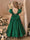 A-Line/Princess Scoop Short Sleeves Floor-Length Flower Girl Dresses With Lace & Bowknot