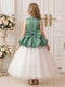 A-Line/Princess High Neck Sleeveless Ankle-Length Flower Girl Dresses With Bowknot