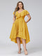 A-Line V-Neck Short Sleeves Asymmetrical Chiffon Plus Size Bridesmaid Dresses With Pockets