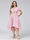 A-Line V-Neck Short Sleeves Asymmetrical Chiffon Plus Size Bridesmaid Dresses With Pockets