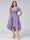 A-Line V-Neck Short Sleeves Asymmetrical Chiffon Plus Size Bridesmaid Dresses With Pockets