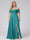 A-Line Off-the-Shoulder Sleeveless Ruched Long Chiffon Plus Size Bridesmaid Dresses with Split Side