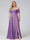 A-Line Off-the-Shoulder Sleeveless Ruched Long Chiffon Plus Size Bridesmaid Dresses with Split Side