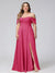 A-Line Off-the-Shoulder Sleeveless Ruched Long Chiffon Plus Size Bridesmaid Dresses with Split Side