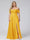 A-Line Off-the-Shoulder Sleeveless Ruched Long Chiffon Plus Size Bridesmaid Dresses with Split Side