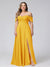 A-Line Off-the-Shoulder Sleeveless Ruched Long Chiffon Plus Size Bridesmaid Dresses with Split Side