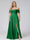 A-Line Off-the-Shoulder Sleeveless Ruched Long Chiffon Plus Size Bridesmaid Dresses with Split Side