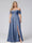 A-Line Off-the-Shoulder Sleeveless Ruched Long Chiffon Plus Size Bridesmaid Dresses with Split Side