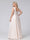A-Line V-Neck Sleeveless Floor-Length Satin Plus Size Bridesmaid Dresses With Pockets