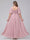 A-Line V-Neck Half Sleeves Long Chiffon Plus Size Bridesmaid Dresses With Ruffles Pockets