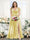 A-Line V-Neck Split Side Ruched Floor-Length Chiffon Plus Size Bridesmaid Dresses