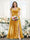 A-Line V-Neck Split Side Ruched Floor-Length Chiffon Plus Size Bridesmaid Dresses