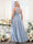 A-Line Halter Sleeveless Ruched Floor-Length Chiffon Plus Size Bridesmaid Dresses
