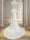 A-Line/Princess V-Neck Sleeveless Ruched Wedding Dresses