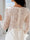 A-Line/Princess Scoop Long Sleeves Wedding Dresses with Lace