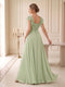 A-Line/Princess V-Neck Wedding Guest Dresses with Ruffles