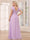 A-Line/Princess V-Neck Long Plus Size Bridesmaid Dresses with Ruffles