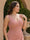 Sheath/Column V-Neck Sleeveless Long Plus Size Bridesmaid Dresses with Split Side & Ruched