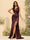 Sheath/Column One-Shoulder Long Formal Dresses with Split Side & Ruched