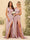 Sheath/Column One-Shoulder Sweetheart Long Formal Dresses with Split Side & Ruched