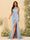 Sheath/Column One-Shoulder Sweetheart Long Formal Dresses with Split Side & Ruched