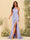 Sheath/Column One-Shoulder Sweetheart Long Formal Dresses with Split Side & Ruched