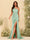 Sheath/Column One-Shoulder Sweetheart Long Formal Dresses with Split Side & Ruched