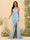 Sheath/Column One-Shoulder Sweetheart Long Formal Dresses with Split Side & Ruched