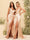 Sheath/Column V-Neck Long Formal Dresses with Split Side & Ruched