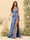 Sheath/Column V-Neck Long Formal Dresses with Split Side & Ruched